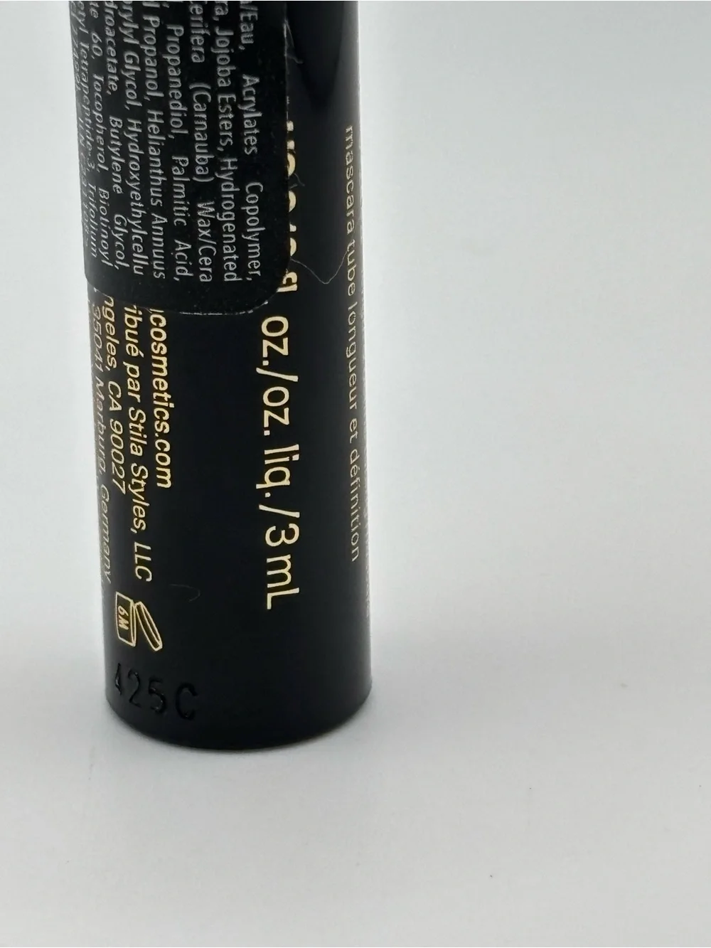 Stila Made-U-Lash Length & Define Tubing Mascara Mini 3ml New No Box